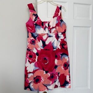 New York & Company Bold Floral Mini Dress